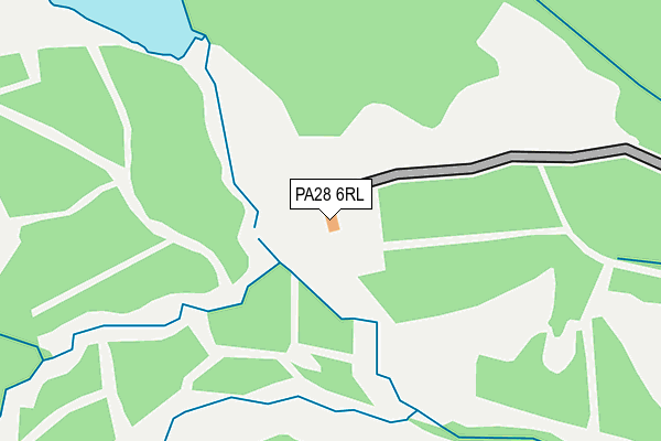 PA28 6RL map - OS OpenMap – Local (Ordnance Survey)