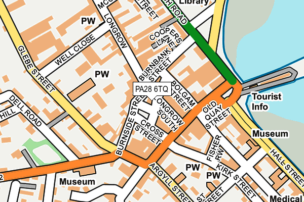 PA28 6TQ map - OS OpenMap – Local (Ordnance Survey)