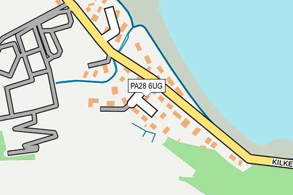 PA28 6UG map - OS OpenMap – Local (Ordnance Survey)