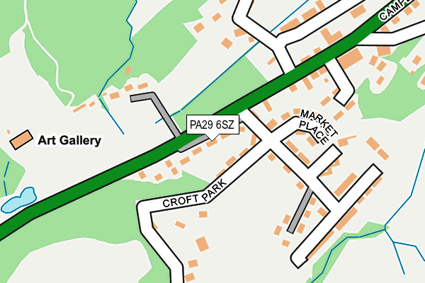 PA29 6SZ map - OS OpenMap – Local (Ordnance Survey)