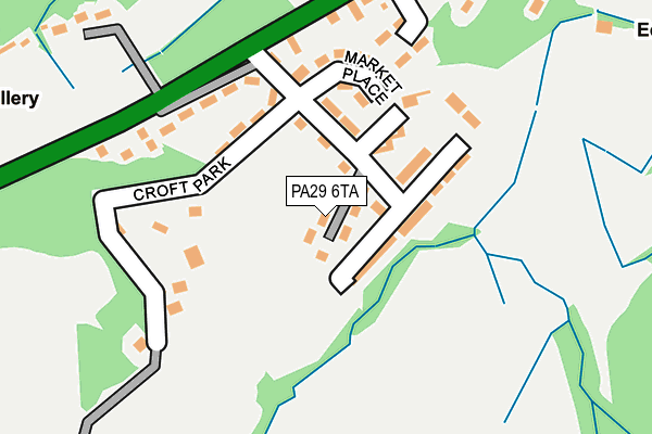 PA29 6TA map - OS OpenMap – Local (Ordnance Survey)
