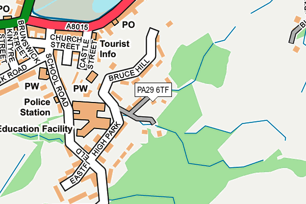 PA29 6TF map - OS OpenMap – Local (Ordnance Survey)
