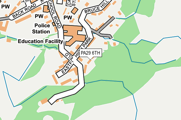 PA29 6TH map - OS OpenMap – Local (Ordnance Survey)