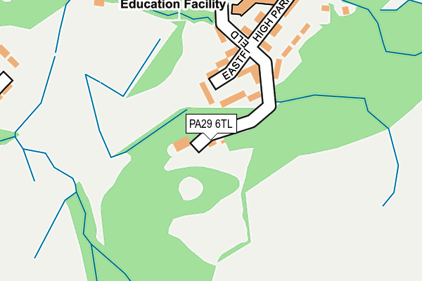 PA29 6TL map - OS OpenMap – Local (Ordnance Survey)