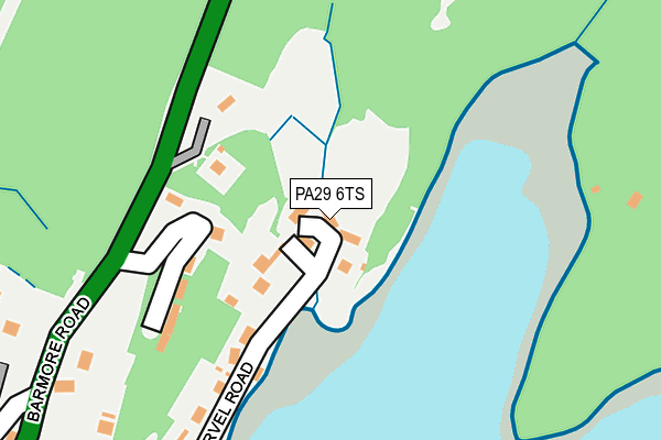 PA29 6TS map - OS OpenMap – Local (Ordnance Survey)