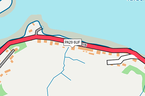 PA29 6UF map - OS OpenMap – Local (Ordnance Survey)