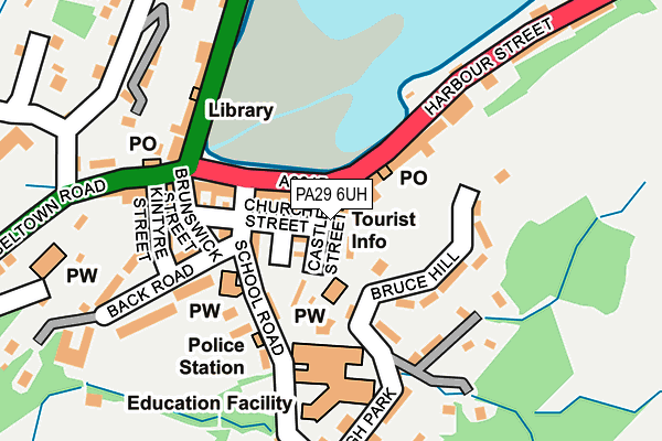 PA29 6UH map - OS OpenMap – Local (Ordnance Survey)