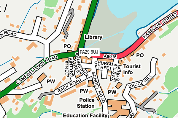 PA29 6UJ map - OS OpenMap – Local (Ordnance Survey)