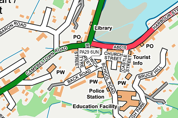 PA29 6UN map - OS OpenMap – Local (Ordnance Survey)