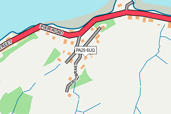 PA29 6UQ map - OS OpenMap – Local (Ordnance Survey)