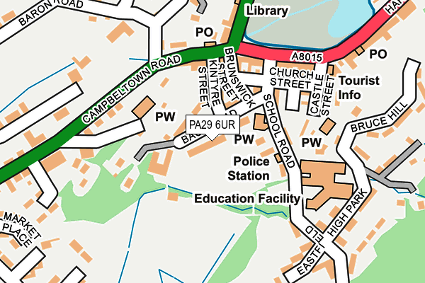 PA29 6UR map - OS OpenMap – Local (Ordnance Survey)