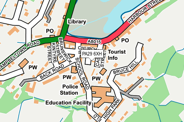 PA29 6XH map - OS OpenMap – Local (Ordnance Survey)