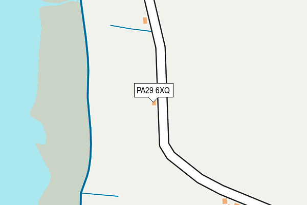 PA29 6XQ map - OS OpenMap – Local (Ordnance Survey)