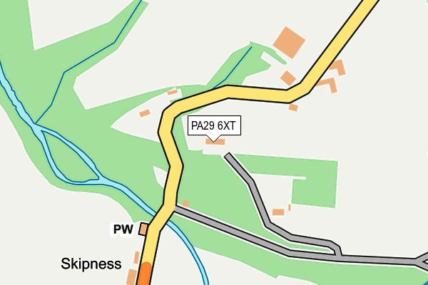 PA29 6XT map - OS OpenMap – Local (Ordnance Survey)