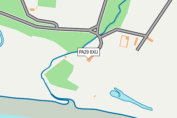 PA29 6XU map - OS OpenMap – Local (Ordnance Survey)