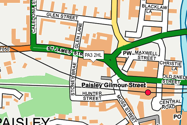 PA3 2HL map - OS OpenMap – Local (Ordnance Survey)