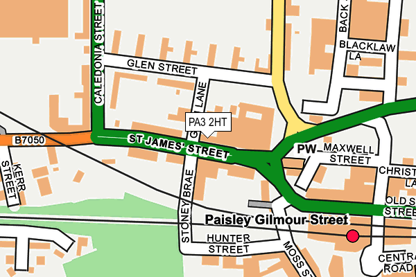 PA3 2HT map - OS OpenMap – Local (Ordnance Survey)