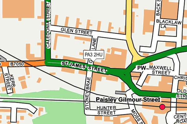 PA3 2HU map - OS OpenMap – Local (Ordnance Survey)