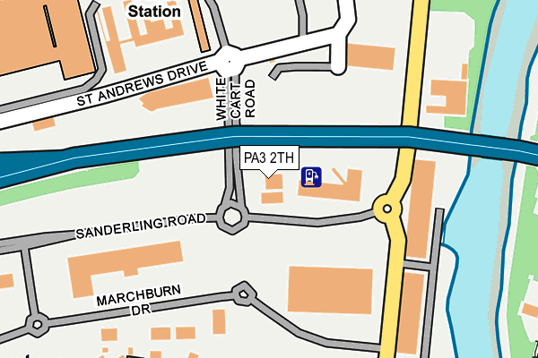 PA3 2TH map - OS OpenMap – Local (Ordnance Survey)