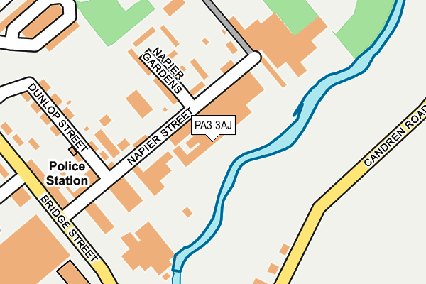 Map of DM 134 LIMITED at local scale