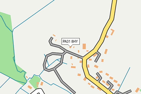 PA31 8HY map - OS OpenMap – Local (Ordnance Survey)