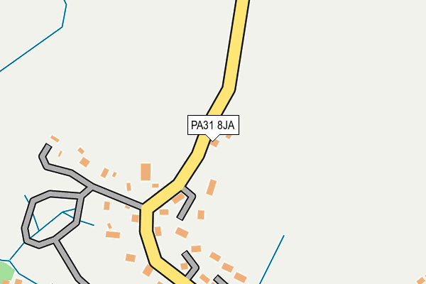 PA31 8JA map - OS OpenMap – Local (Ordnance Survey)