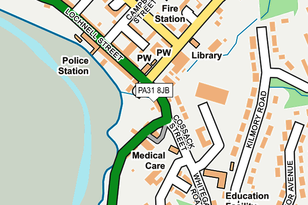 PA31 8JB map - OS OpenMap – Local (Ordnance Survey)