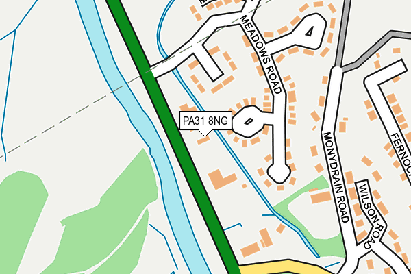 PA31 8NG map - OS OpenMap – Local (Ordnance Survey)