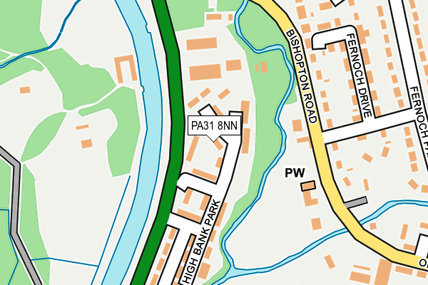 PA31 8NN map - OS OpenMap – Local (Ordnance Survey)