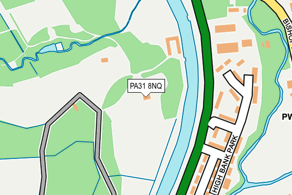 PA31 8NQ map - OS OpenMap – Local (Ordnance Survey)