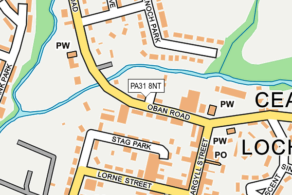 PA31 8NT map - OS OpenMap – Local (Ordnance Survey)