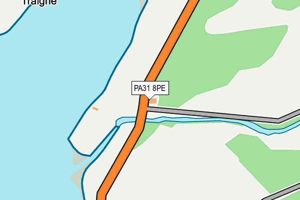 PA31 8PE map - OS OpenMap – Local (Ordnance Survey)