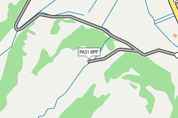 PA31 8PP map - OS OpenMap – Local (Ordnance Survey)