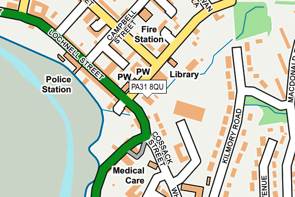 PA31 8QU map - OS OpenMap – Local (Ordnance Survey)