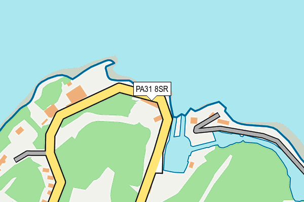 PA31 8SR map - OS OpenMap – Local (Ordnance Survey)