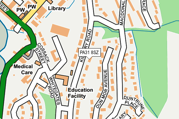 PA31 8SZ map - OS OpenMap – Local (Ordnance Survey)