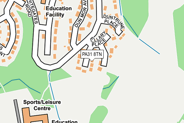 PA31 8TN map - OS OpenMap – Local (Ordnance Survey)