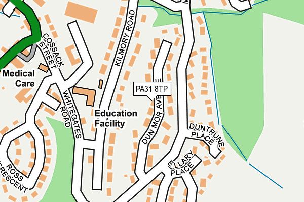 PA31 8TP map - OS OpenMap – Local (Ordnance Survey)