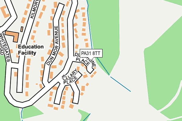 PA31 8TT map - OS OpenMap – Local (Ordnance Survey)