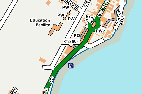 PA32 8UF map - OS OpenMap – Local (Ordnance Survey)