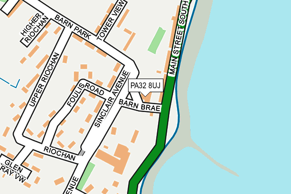 PA32 8UJ map - OS OpenMap – Local (Ordnance Survey)