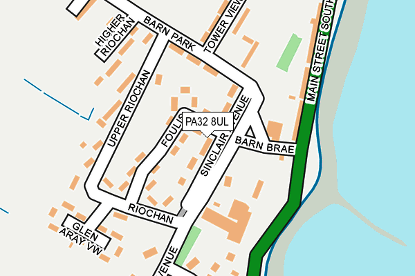 PA32 8UL map - OS OpenMap – Local (Ordnance Survey)