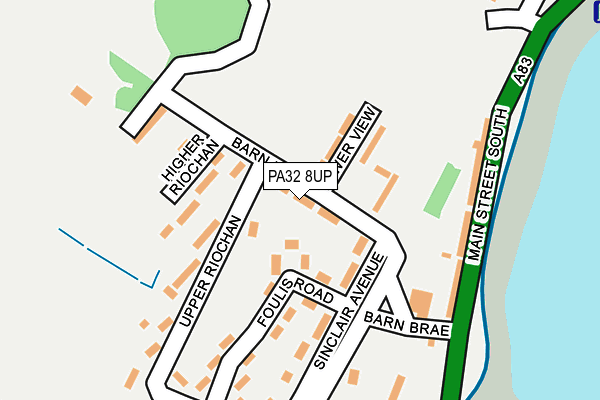 PA32 8UP map - OS OpenMap – Local (Ordnance Survey)