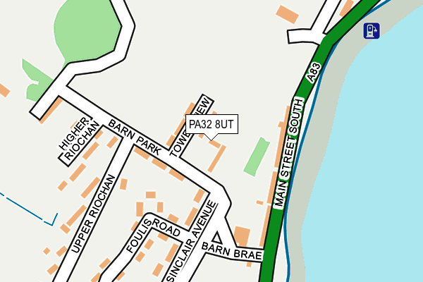 PA32 8UT map - OS OpenMap – Local (Ordnance Survey)