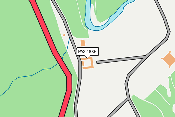 PA32 8XE map - OS OpenMap – Local (Ordnance Survey)