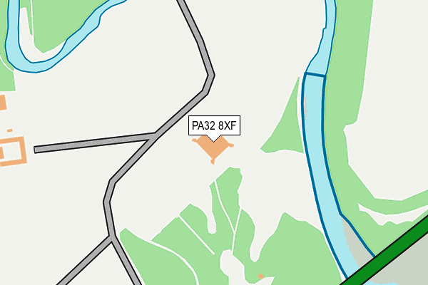 PA32 8XF map - OS OpenMap – Local (Ordnance Survey)