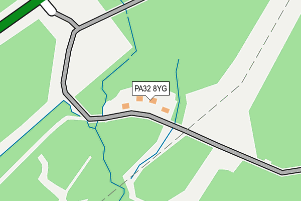 PA32 8YG map - OS OpenMap – Local (Ordnance Survey)