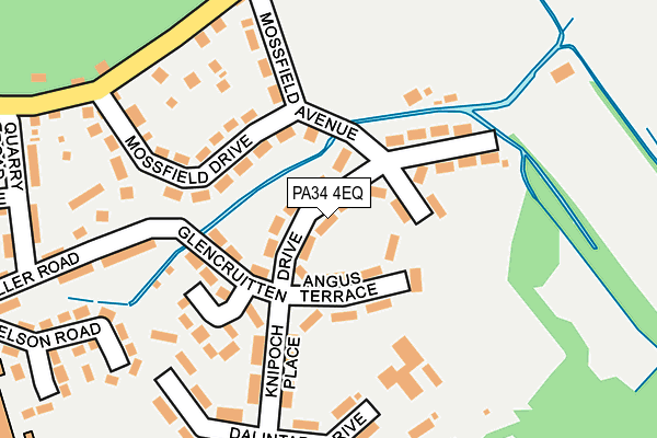PA34 4EQ map - OS OpenMap – Local (Ordnance Survey)