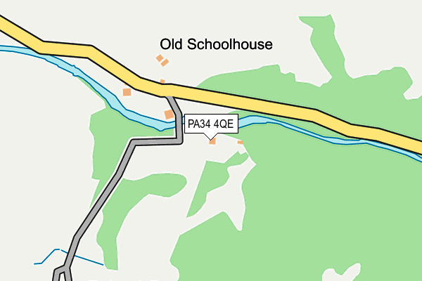 PA34 4QE map - OS OpenMap – Local (Ordnance Survey)