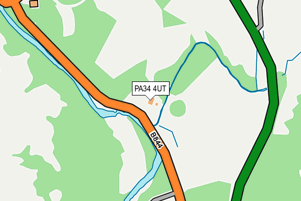PA34 4UT map - OS OpenMap – Local (Ordnance Survey)